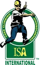 International tree climbing championship badge